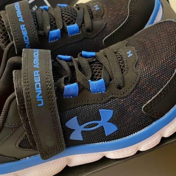 BRAND NEW youth boy under armour bps assert velcro shoes size 13 K - Picture 6 of 7
